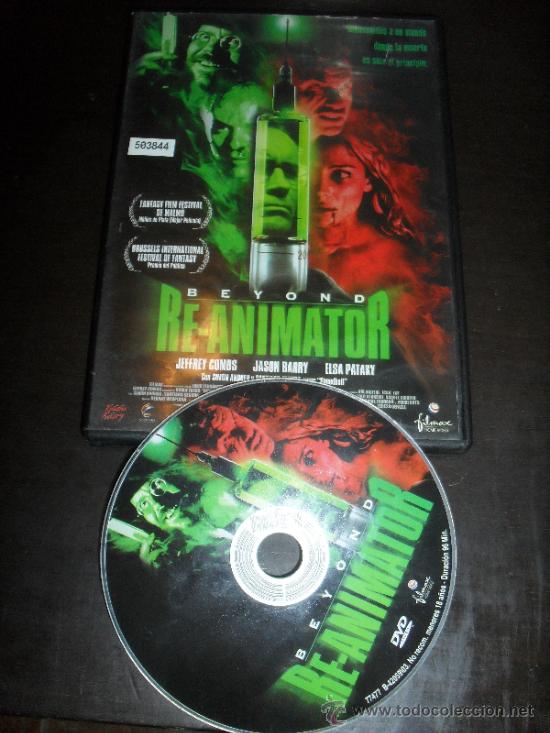 Cine: RE-ANIMATOR. REANIMATOR. TERROR. DVD. PELICULA. CASTELLANO. CON ELSA PATAKI Y SANTIAGO SEGURA