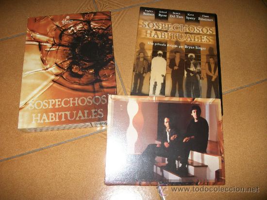 Cinema: DVD SOSPECHOSOS HABITUALES - EDICION ESPECIAL COLECCIONISTA CON POSTALES Y CAJA DE CARTON -