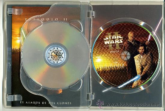 Cine: STAR WARS EL ATAQUE DE LOS CLONES - 2 DVD CON LIBRO - - Foto 3