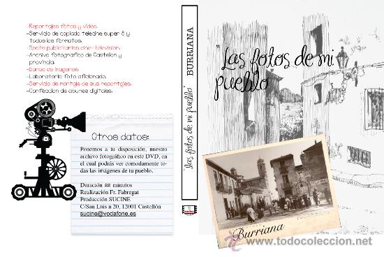 Cine: LAS FOTOS DE MI PUEBLO (BURRIANA) CASTELLON EN DVD