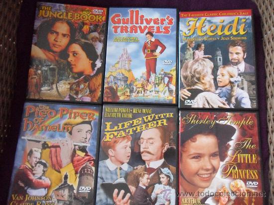 Cinema: FAMILY CLASSICS. ESTUCHE CON 6 DVD'S CON 6 PELICULAS EN INGLES. 6 OF HOLLYWOOD'S ALL TIME FAMILY FAV