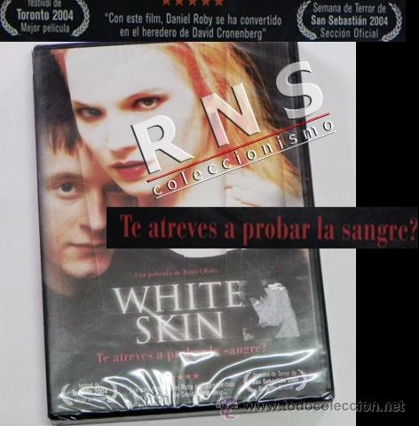 Cine: WHITE SKIN PIEL BLANCA DVD PRECINTADO PEL&Iacute;CULA DE TERROR ROBY MONTREAL &iquest;TE ATREVES A PROBAR SANGRE ?