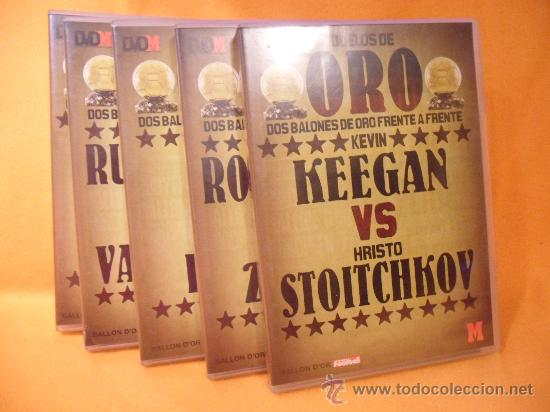Cinema: DUELOS DE ORO. DOS BALONES DE ORO FRENTE A FRENTE. FUTBOL. LOTE DE 5 DVD'S. DIARIO MARCA. EL LOTE CO