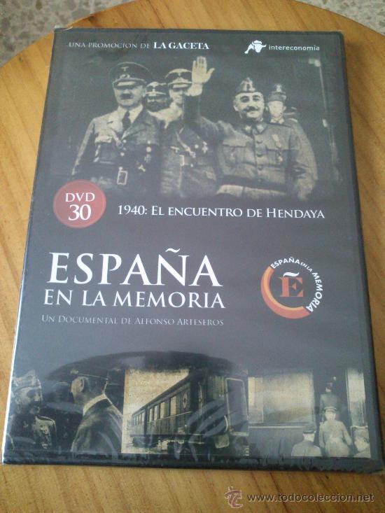 Cine: DVD 1940: El Encuentro De Hendaya Colecci&oacute;n Espa&ntilde;a En La Memoria N&uacute;mero 30. Precintada.