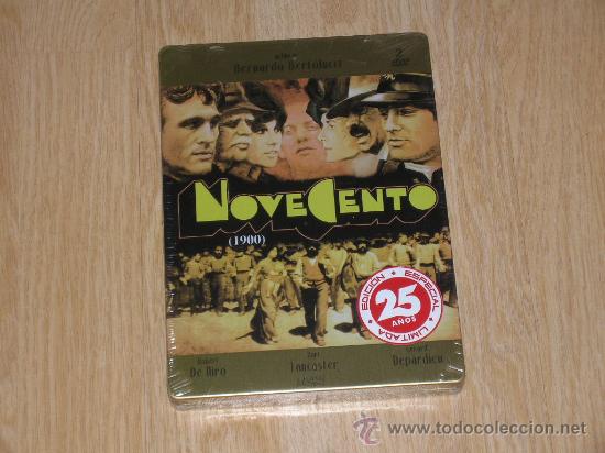 Cine: NoveCento 1900 EDICION LIMITADA Caja METALICA 2 DVD Robert De Niro NUEVA PRECINTADA NOVE CENTO