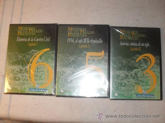 Kino: 3 DVDs - MEMORIA DE UN PASADO RECIENTE - MEMORIA DE LA GUERRA CIVIL - 1934, EL A&Ntilde;O DE LA REVOLUCION-