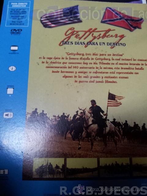 Cine: GETTYSBURG DVD NUEVO - Foto 2