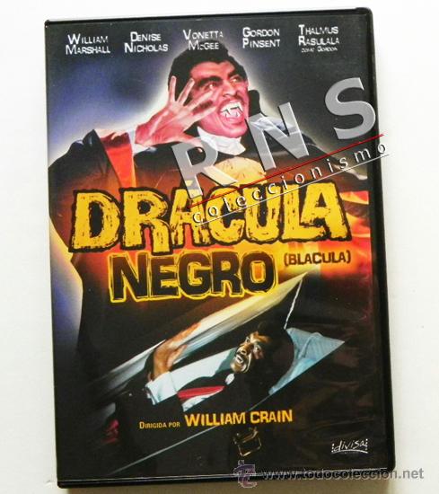 Cine: DR&Aacute;CULA NEGRO ( BL&Aacute;CULA ) DVD PEL&Iacute;CULA TERROR VAMPIRISMO CONDE WILLIAM CRAIN -CREO DIF&Iacute;CIL CONSEGUIR