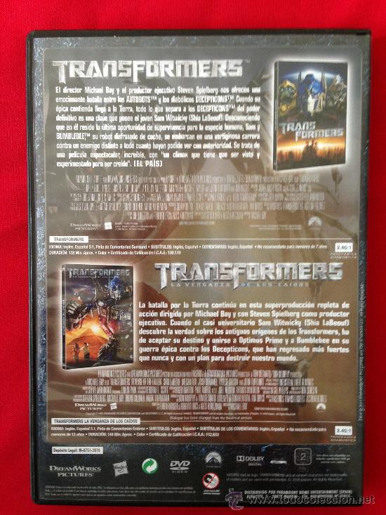 Cine: DVD DOBLE TRANSFORMERS - Foto 2