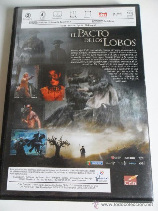 Cine: EL PACTO DE LOS LOBOS . CHRISTOPHE GANS - Foto 2