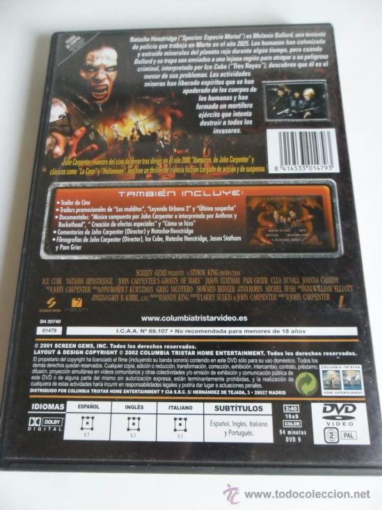 Cine: FANTASMAS DE MARTE . JOHN CARPENTER - Foto 2