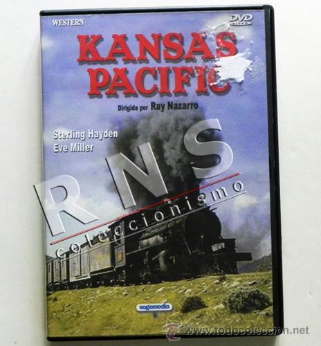 Cine: KANSAS PACIFIC DVD PEL&Iacute;CULA DEL OESTE TREN FERROCARRIL TRANSPORTE RAY NAZARRO S. HAYDEN EVEV MILLER