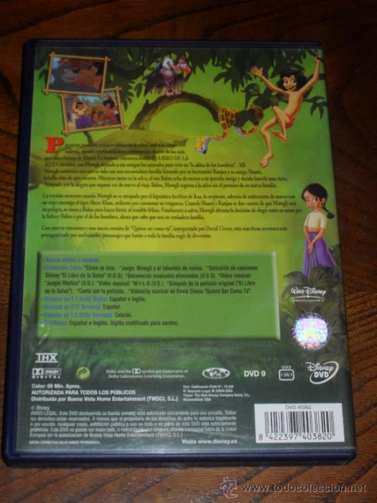 el libro de la selva 2. walt disney. dvd. pelic - Comprar Películas en ...