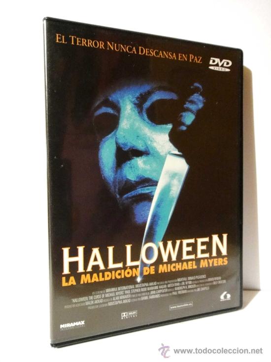Cine: HALLOWEEN LA MALDICION DE MICHAEL MYERS PELICULA DVD BUEN ESTADO CON FOLLETO TERROR