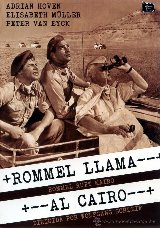 Cin&eacute;ma: ROMMEL LLAMA AL CAIRO 1959 (DVD PRECINTADO NOVEDAD) SEGUNDA GUERRA MUNDIAL