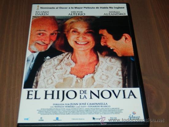 Cine: EL HIJO DE LA NOVIA JUAN JOSE CAMPANELLA NATALIA VERBEKE RICARDO DARIN DVD DRAMA COMO NUEVO CHI