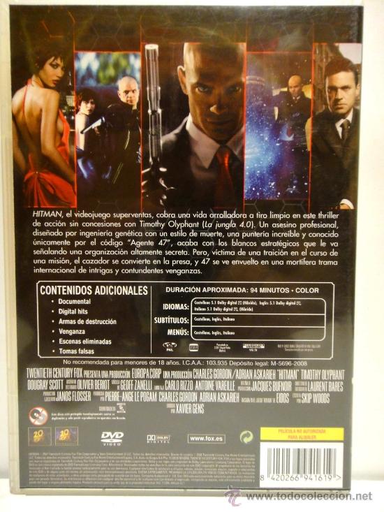 Cine: HITMAN PELICULA DVD HIT MAN VERSION EXTENDIDA - Foto 2