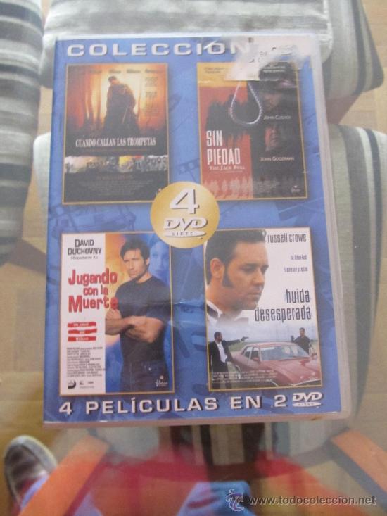 Cine: DVD COLECCION DE CUATRO 2 DVD CUANDO CALLAN LAS TROMPETAS SIN PIEDAD JUGANDO CON LA MUERTE...
