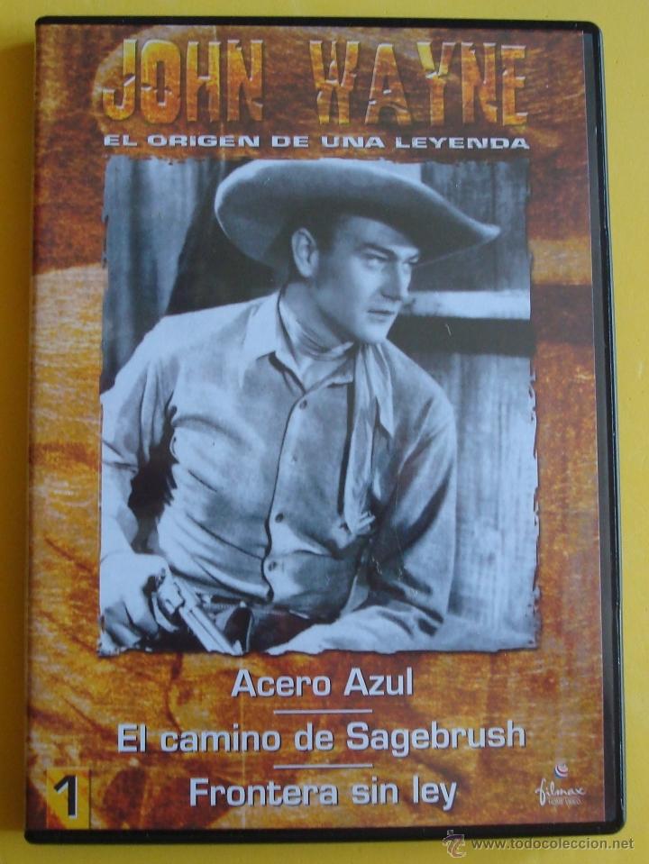 Kino: DVD 3 PEL&Iacute;CULAS EN 1 DVD -ACERO AZUL -EL CAMINO SAGERUSH,FRONTERA SIN LEY
