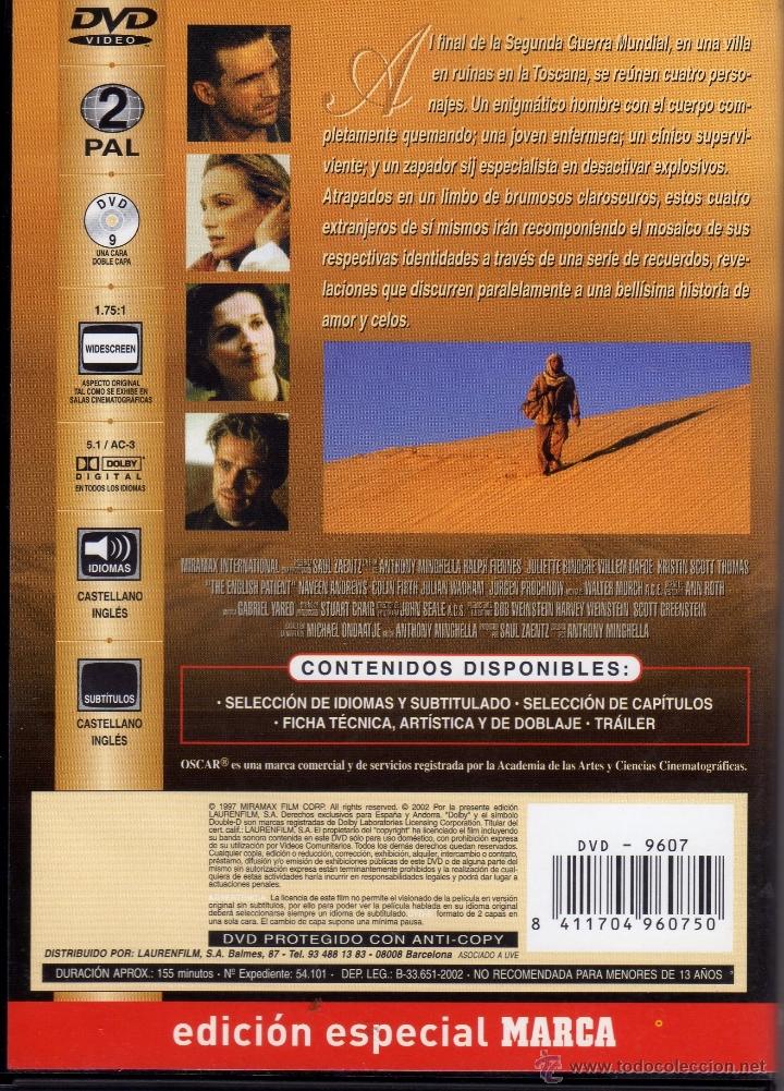 Cine: EL PACIENTE INGLES - Foto 2