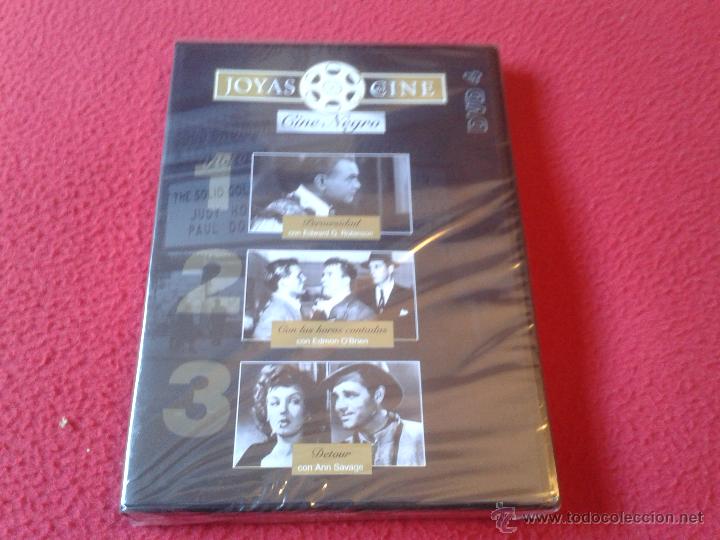 Cine: DVD VIDEO N&ordm; 4 JOYAS DEL CINE NEGRO PERVERSIDAD DETOUR CON LAS HORAS CONTADAS PRECINTADO NUEVO