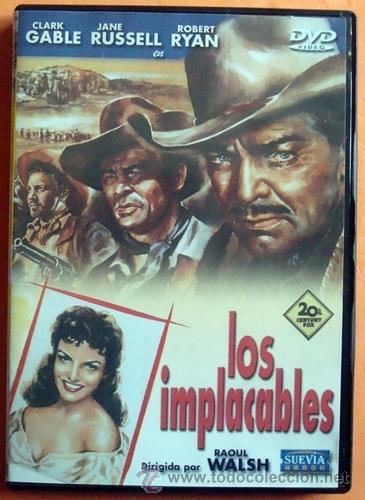 Cine: DVD LOS IMPLACABLES CLARK GABLE JANE RUSSELL - Foto 1
