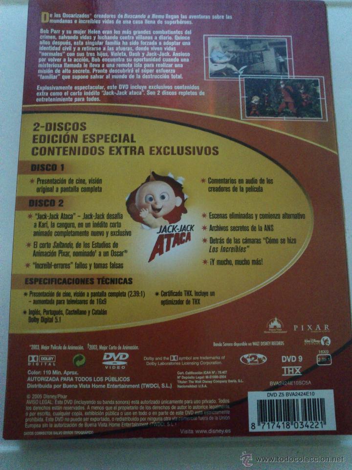 Cine: Los increibles dvd - Foto 2