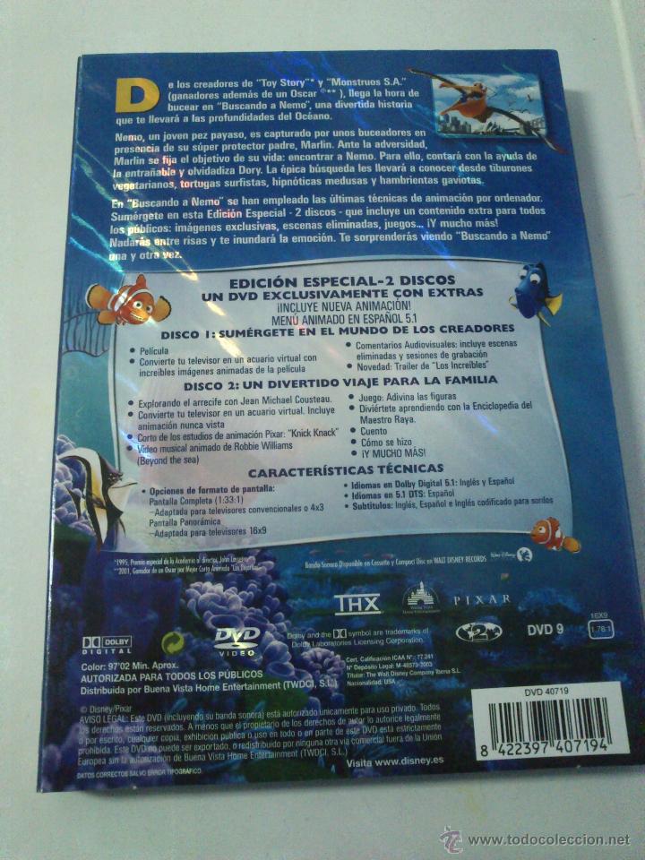 Cine: Buscando a Nemo dvd - Foto 2