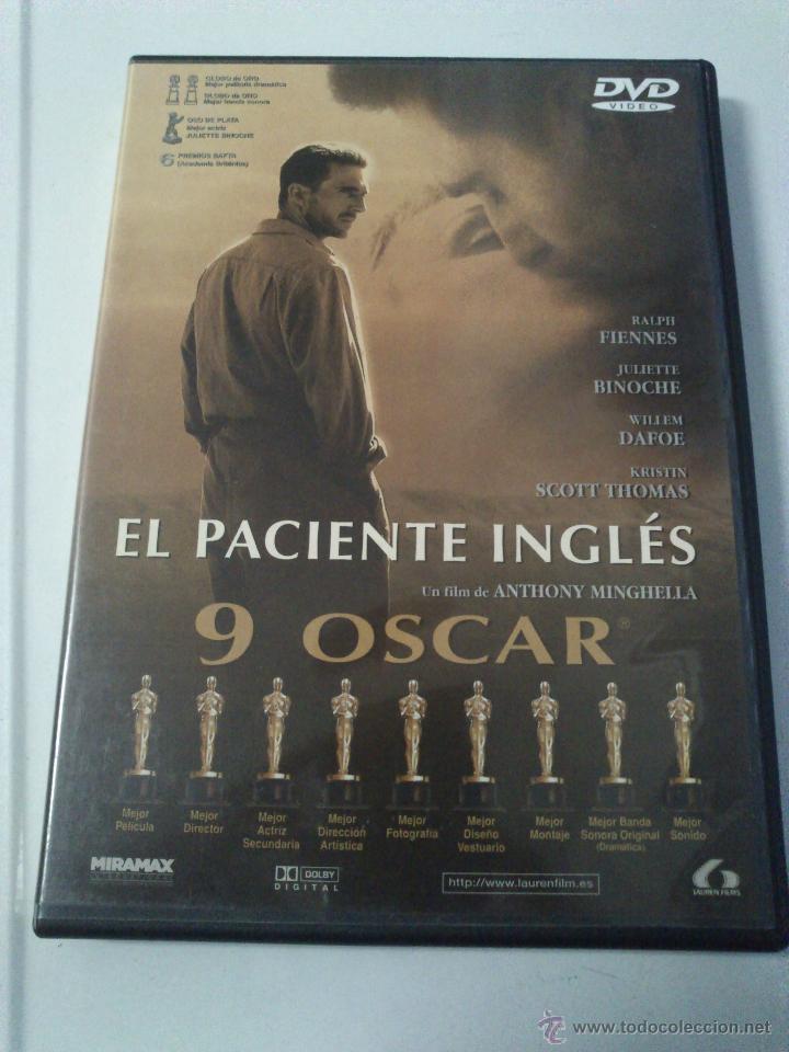 Cine: El paciente ingl&eacute;s 1996 dvd - Foto 1