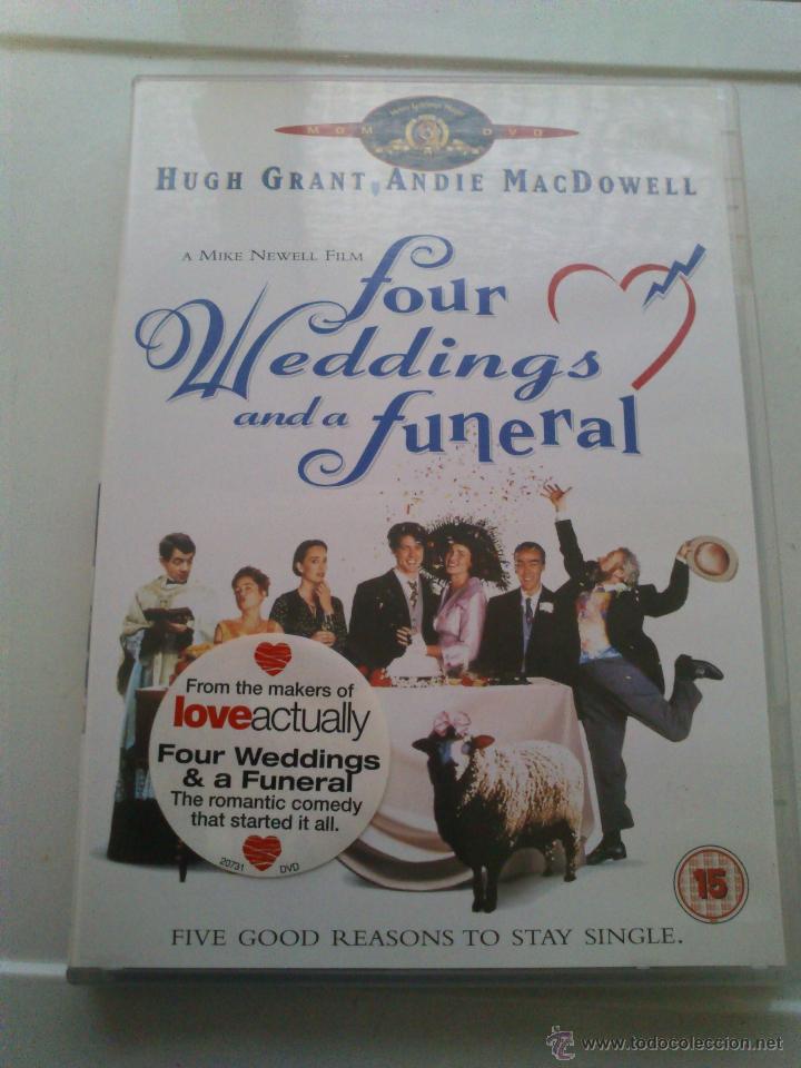 Kino: Cuatro bodas y un funeral 1994 dvd