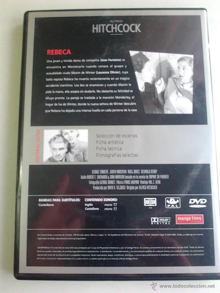 Cine: Rebeca 1940 dvd - Foto 2