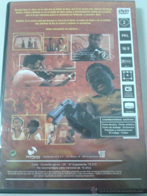 Cine: Ciudad de Dios 2002 dvd - Foto 2