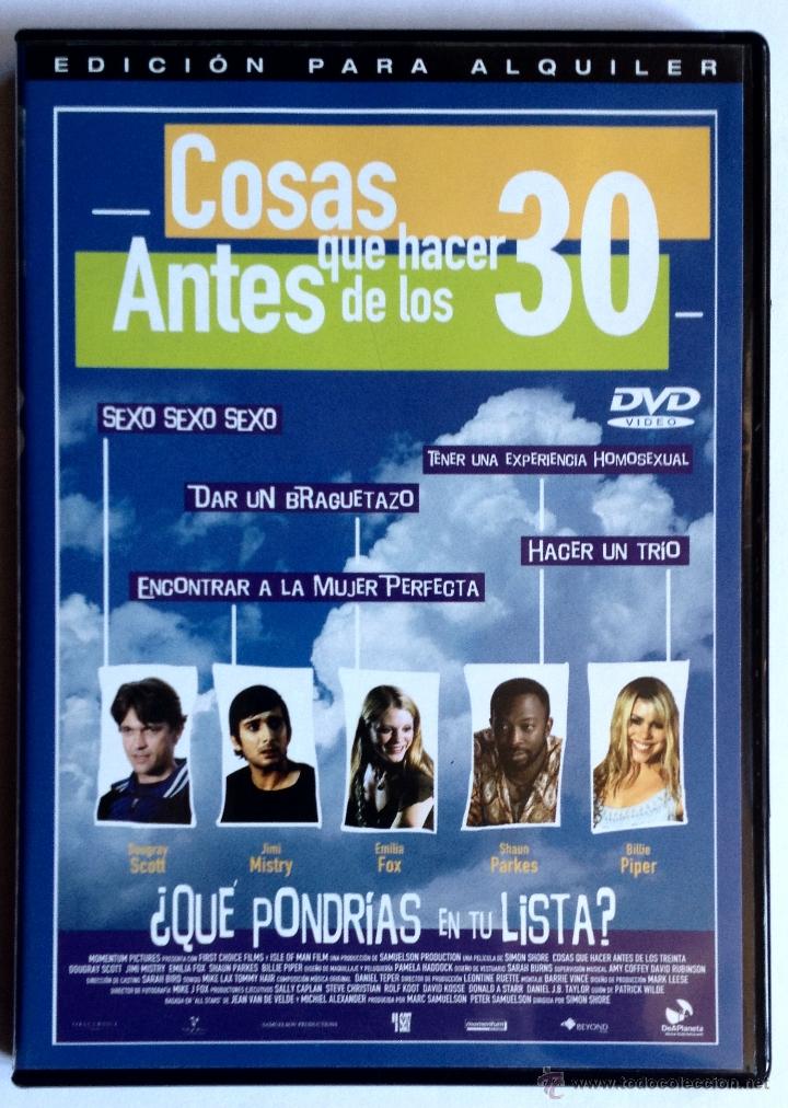 Cine: PELICULA DVD - COSAS QUE HACER ANTES DE LOS 30