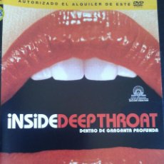 Cine: DVD - INSIDE DEEP THROAT (DENTRO DE GARGANTA PROFUNDA) DE RANDY BARBATO Y FENTON BAILEY