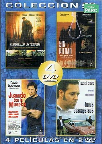 Cine: DVD COLECCI&Oacute;N 4 PEL&Iacute;CULAS EN 2 DVD&acute;S