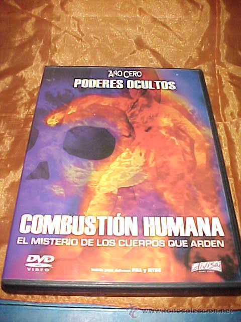 Cine: COMBUSTION HUMANA. EL MISTERIO DE LOS CUERPOS QUE ARDEN. A&Ntilde;O CERO PODERES OCULTOS. DVD
