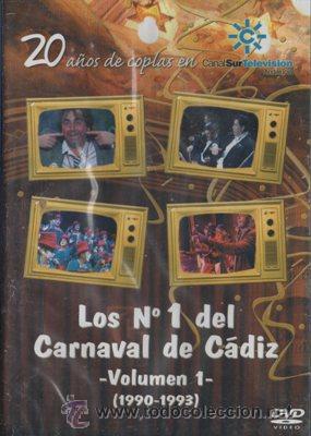 Cine: LOS N&ordm;1 DEL CARNAVAL DE C&Aacute;DIZ. 20 A&Ntilde;OS DE COPLAS EN CANAL SUR. VOL. 1. DVD-1054, 3