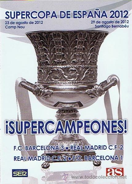 Cinema: DVD SUPERCOPA DE ESPA&Ntilde;A 2012 &iexcl; SUPERCAMPEONES!