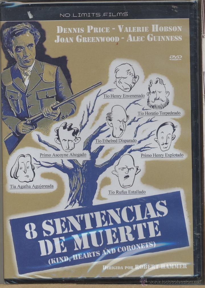 Cinema: Ocho Sentencias de muerte. Para llegar a heredar tenia que matar a los 8 que le preced&iacute;an. Precintad