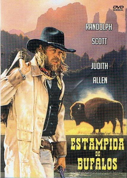 Cine: DVD ESTAMPIDA DE BUFALOS  RANDOLPH SCOTT - Foto 1
