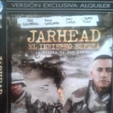 Cine: DVD - JARHEAD (EL INFIERNO ESPERA)**DE SAM MENDES CON JACK GYLLENHAAL, JAMIE FOX**DESCATALOGADA**. Lote 45503417