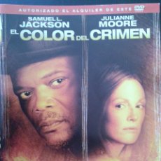 Cine: DVD - EL COLOR DEL CRIMEN **DE JOE ROTH CON SAMUEL L. JACKSON, JULIANNE MOORE*** DESCATALOGADA ***. Lote 45605805