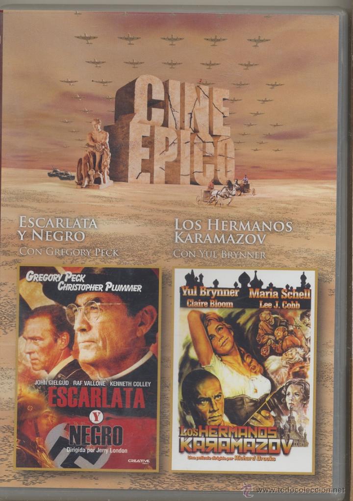 Cine: 2 x1: Escarlata y Negro + Los hermanos Karamazov: Muy buscadas las dos. Geniales.