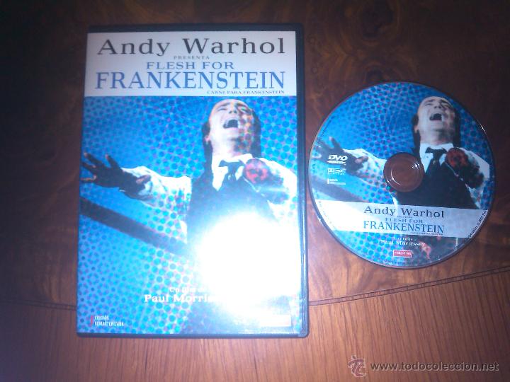 Cine: FLESH CARNE PARA FRANKENSTEIN WARHOL MORRISSEY DVD ESPA&Ntilde;A REMASTERIZADO GORE TERROR HORROR DESCATALO
