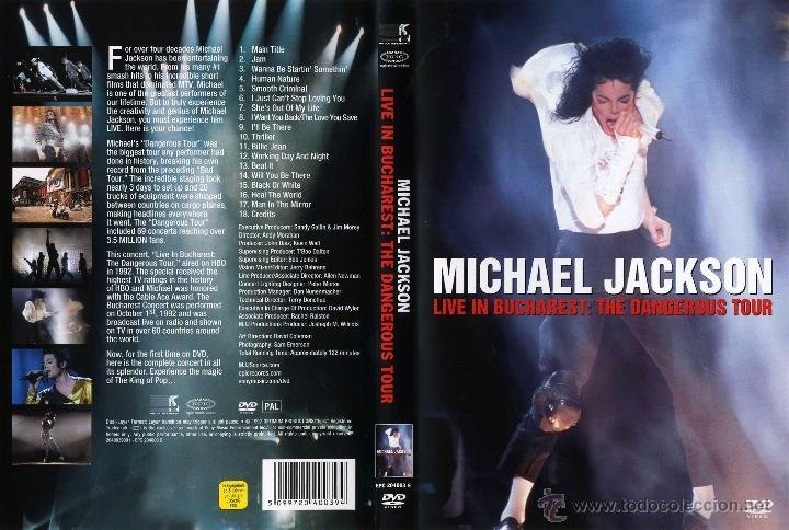 Michael Jackson Live In Bucharest The Dange Vendido En Venta Directa