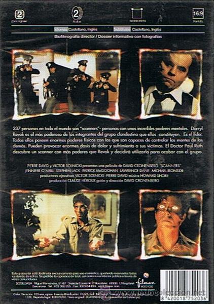 Cine: DVD SCANNERS DAVID CRONENBERG - Foto 2
