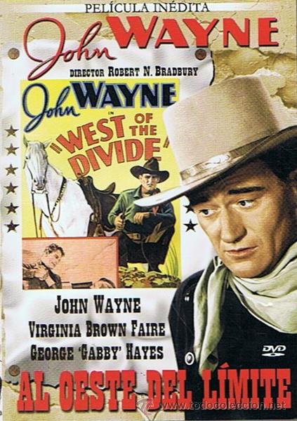 Cine: DVD AL OESTE DEL L&Iacute;MITE JOHN WAYNE - Foto 1