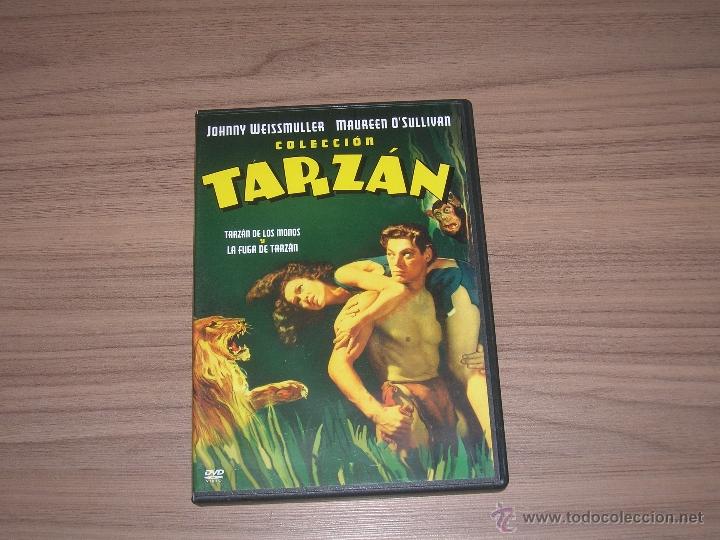 Cine: Pack DVD TARZAN DE LOS MONOS y LA FUGA DE TARZAN Johnny Weissmuller WARNER