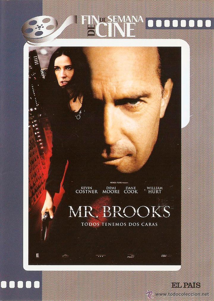 Cine: DVD Mr BROOKS - TODOS TENEMOS DOS CARAS - EL PAIS- NUEVO PRECINTADO