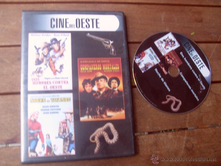 Cine: DOS HOMBRES CONTRA EL OESTE + COMPA&Ntilde;EROS MORTALES + NOCHE DE TITANES. DVD PELICULA. CASTELLANO.